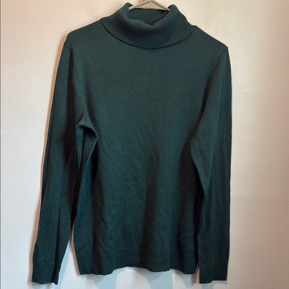 Amazon Essentials Large Emerald Green Turtleneck Sweater - Picture 1 of 10